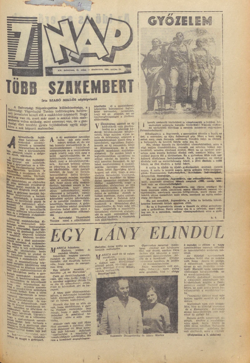 7 Nap, 15. évf. 1960. május 15. 21. sz.