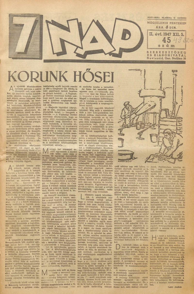 7 Nap, 2. évf. 1947. december 5. 49. sz. 1–10. oldal