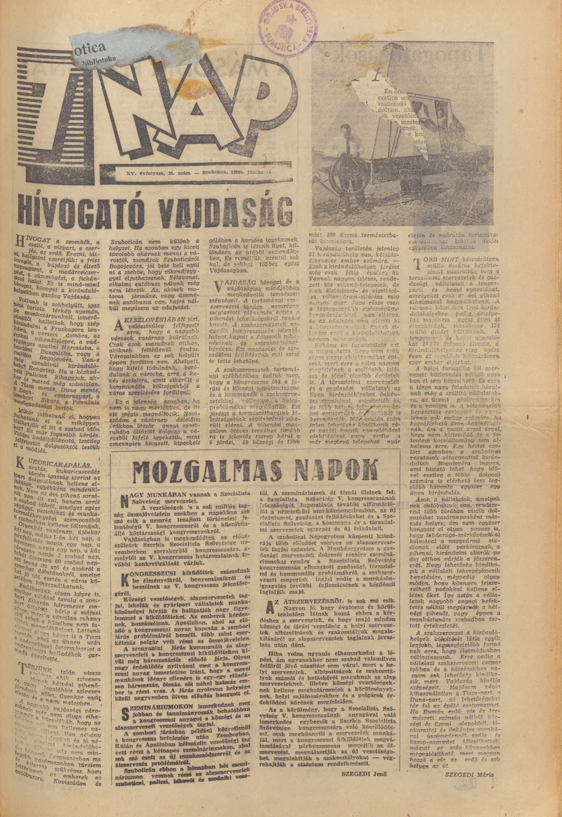 7 Nap, 15. évf. 1960. június 12. 25. sz.