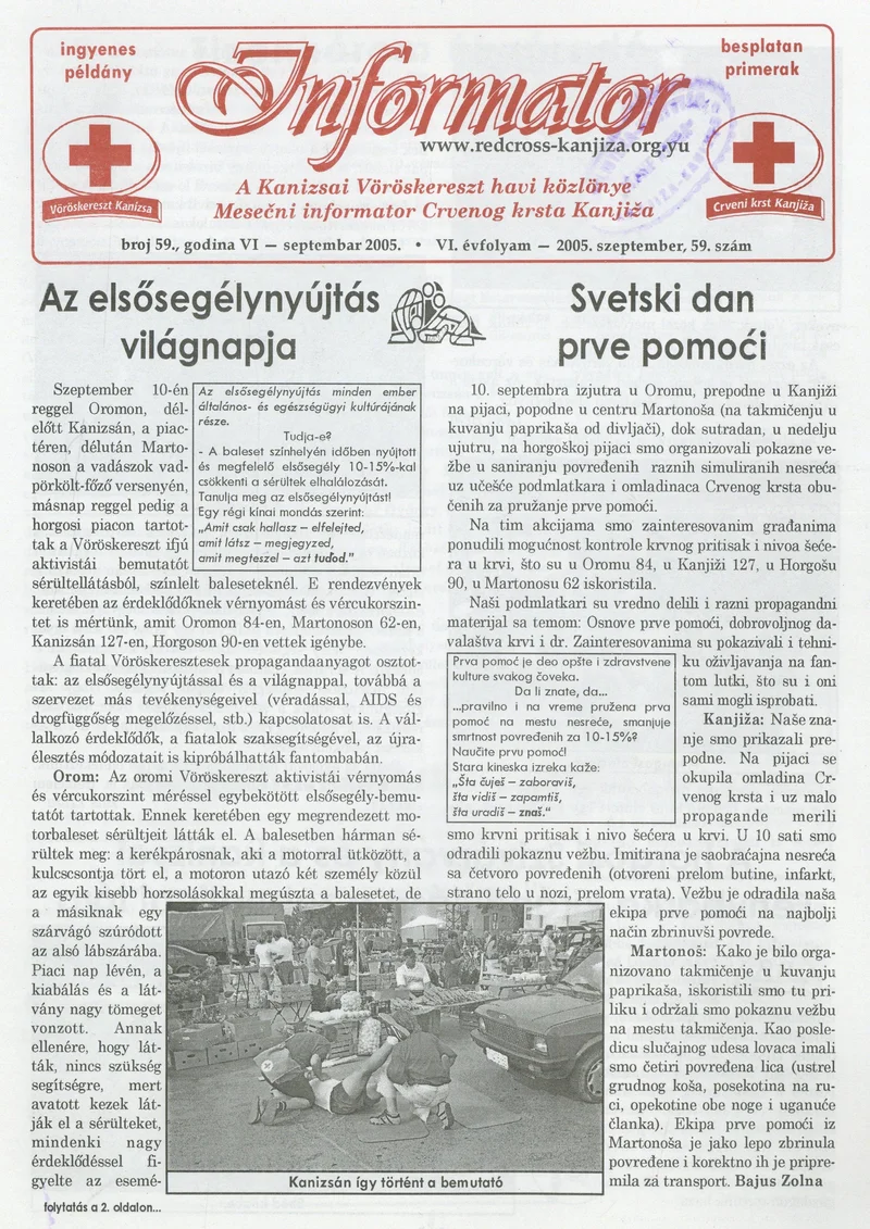 Informator, 6. évf. 2005. szeptember 1. 59. sz.