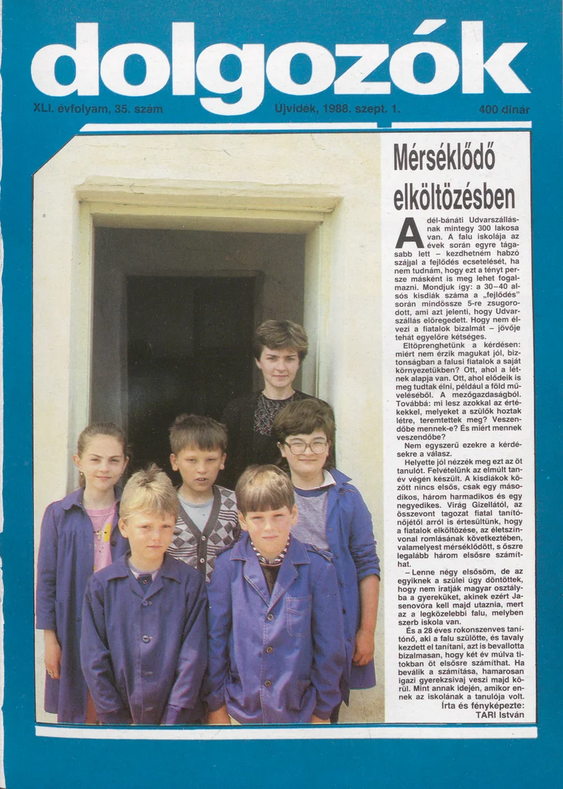 Dolgozók, 42. évf. 1988. szeptember 1. 35. sz.