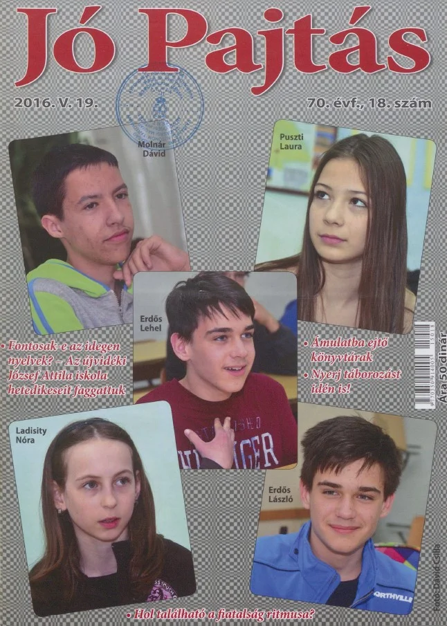 Jó Pajtás, 70. évf. 2016. május 19. 18. sz.