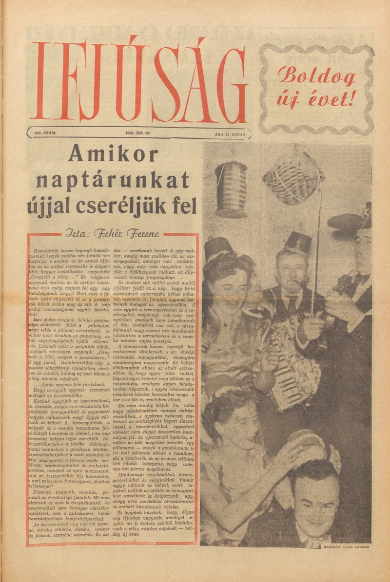Ifjúság, 12. évf. 1956. december 29. 583. sz.