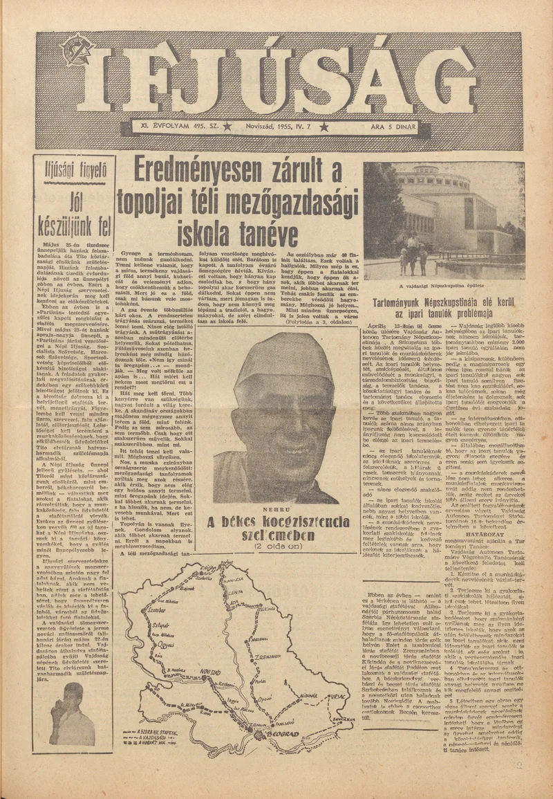 Ifjúság, 11. évf. 1955. április 7. 495. sz.