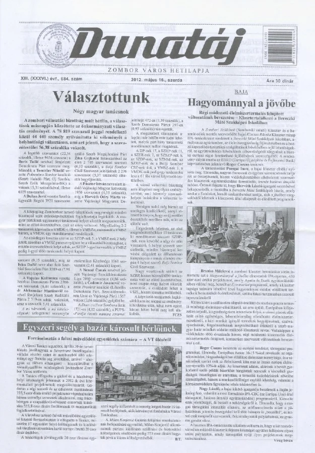 Dunatáj, 14. évf. 2012. május 16. 684. sz.