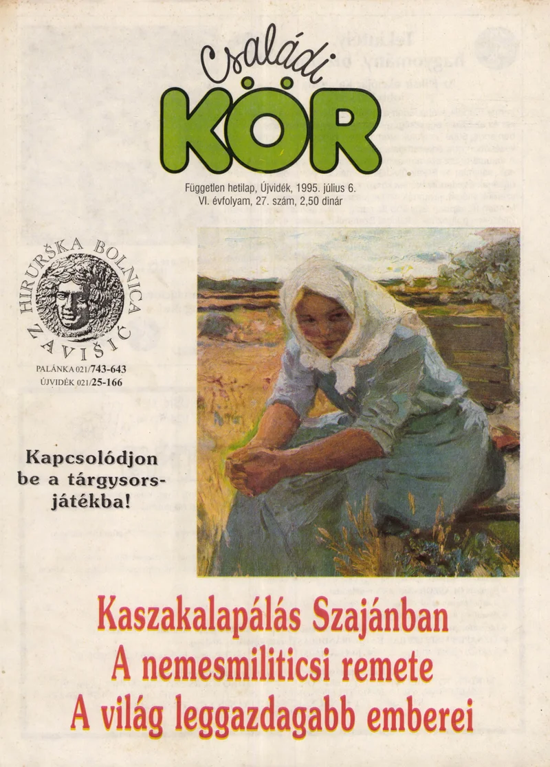 Családi Kör, 6. évf. 1995. július 6. 27. sz.