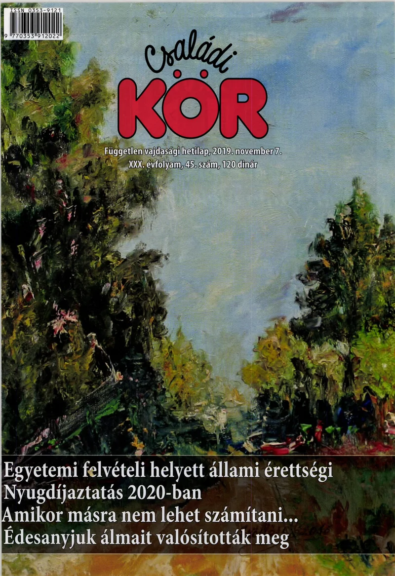 Családi Kör, 30. évf. 2019. november 7. 45. sz.