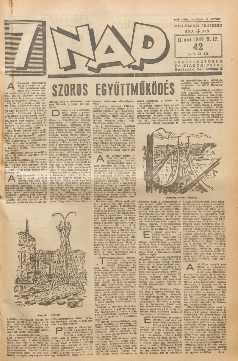 7 Nap, 2. évf. 1947. október 17. 42. sz. 1–10. oldal