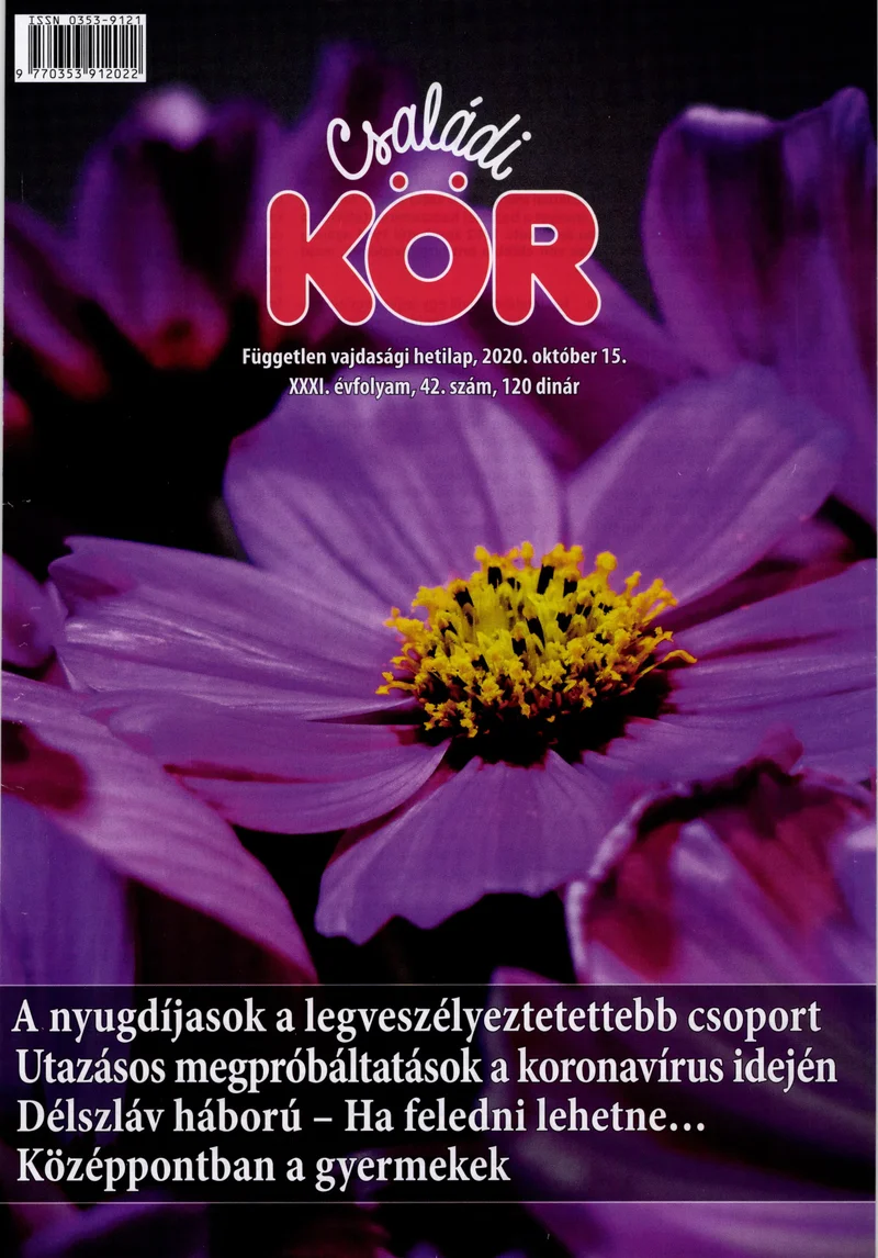 Családi Kör, 31. évf. 2020. október 15. 42. sz.