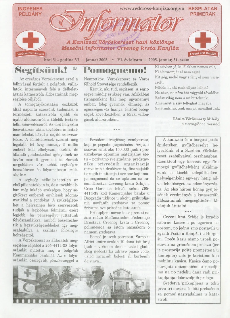 Informator, 6. évf. 2005. január 1. 51. sz.