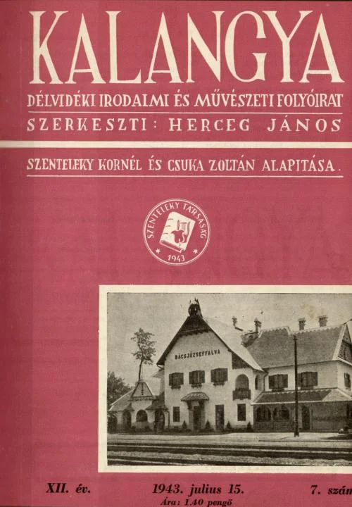 Kalangya, 12. évf. 1943. július 15. 7. sz. 289–336. oldal