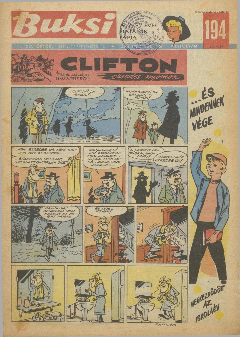 Buksi, 5. évf. 1961. szeptember 7. 194. sz.