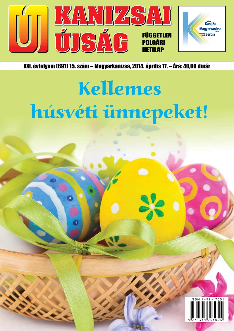 Új Kanizsai Újság, 21. évf. 2014. április 17. 15. sz.