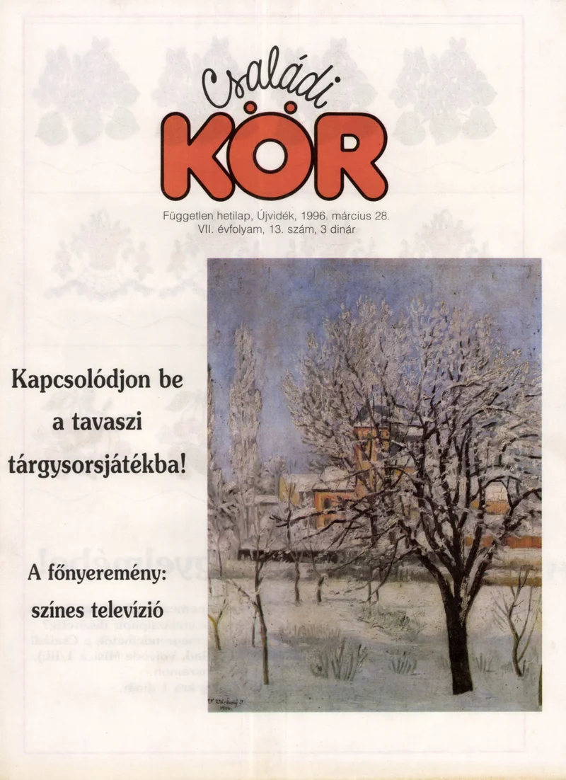 Családi Kör, 7. évf. 1996. március 28. 13. sz.