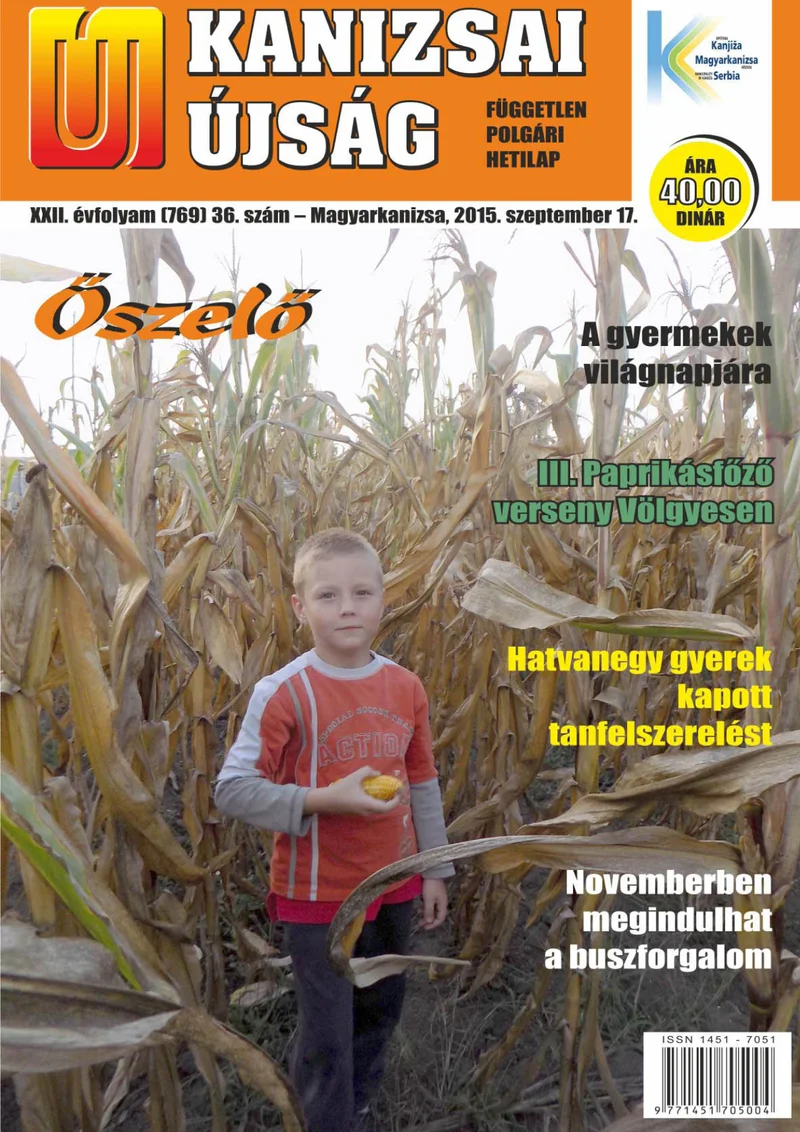 Új Kanizsai Újság, 22. évf. 2015. szeptember 17. 36. sz.