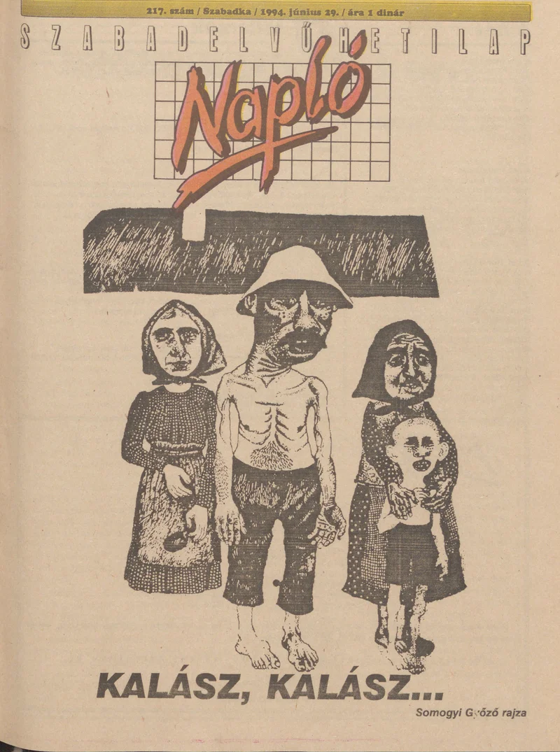 Napló - Szabadelvű hetilap, 5. évf. 1994. június 29. 217. sz.