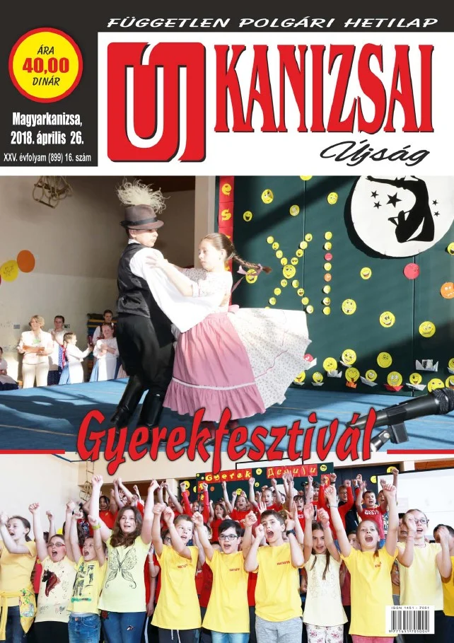 Új Kanizsai Újság, 25. évf. 2018. április 26. 16. sz.