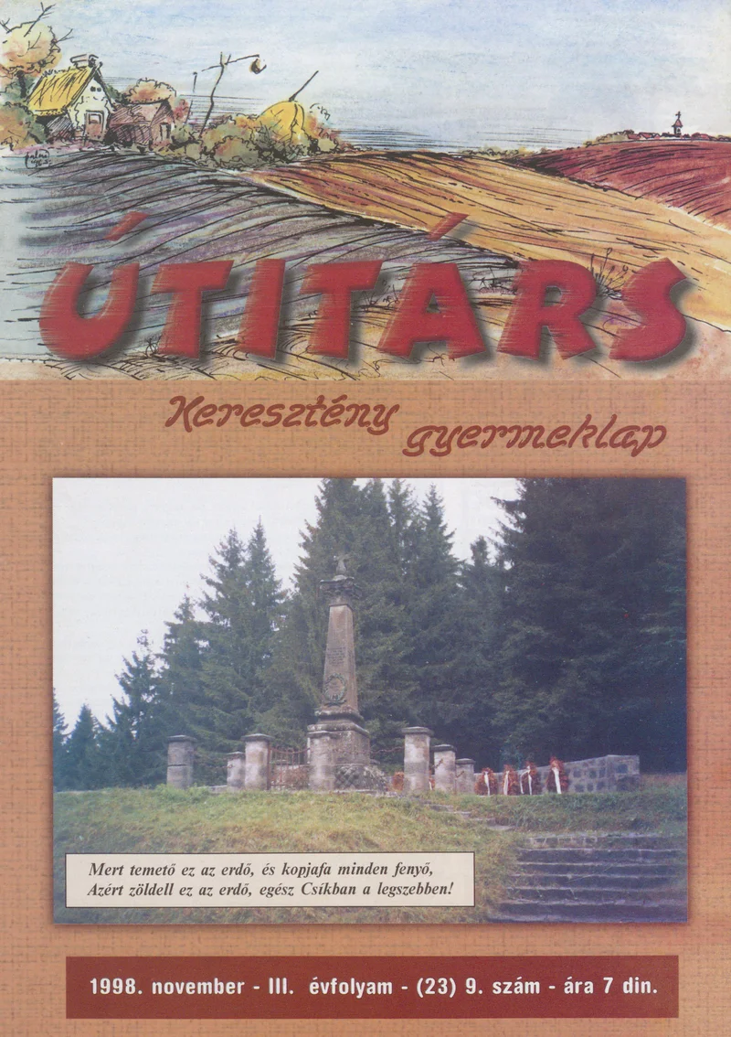 Útitárs, 3. évf. 1998. november 1. 9. sz.