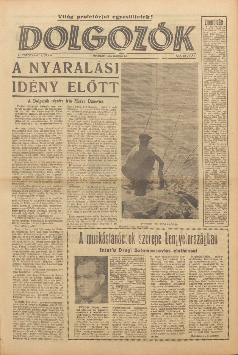 Dolgozók, 11. évf. 1957. március 12. 11. sz.