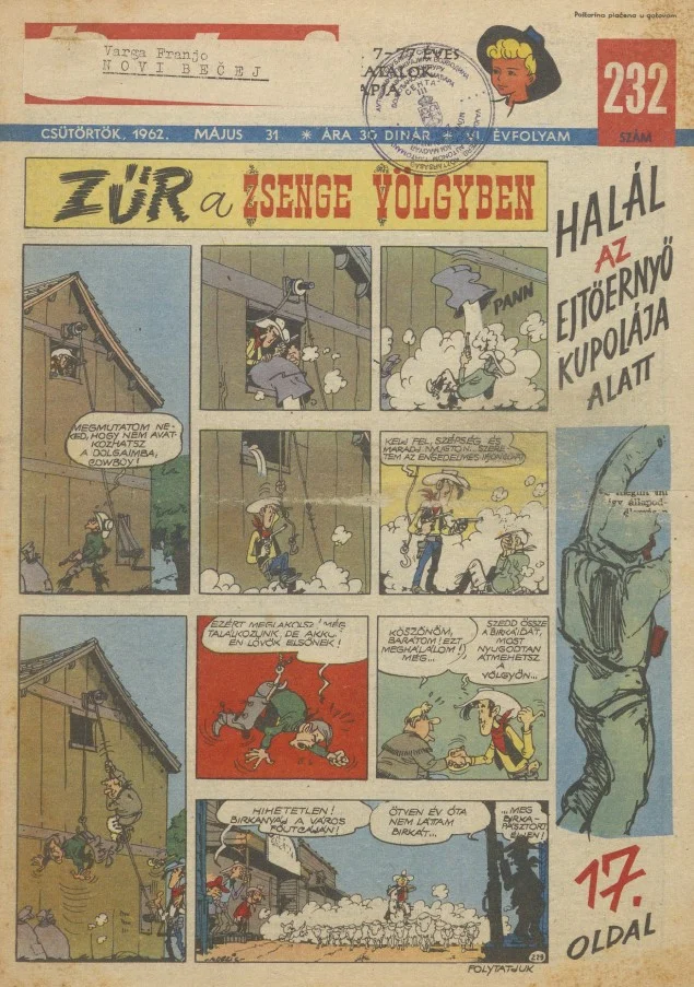 Buksi, 6. évf. 1962. május 31. 232. sz.