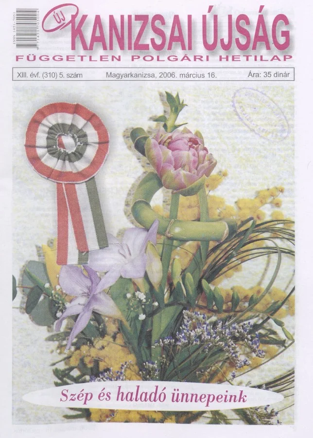 Új Kanizsai Újság, 13. évf. 2006. március 16. 5. sz.