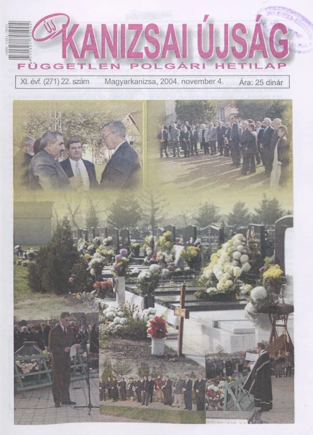 Új Kanizsai Újság, 11. évf. 2004. november 4. 22. sz.