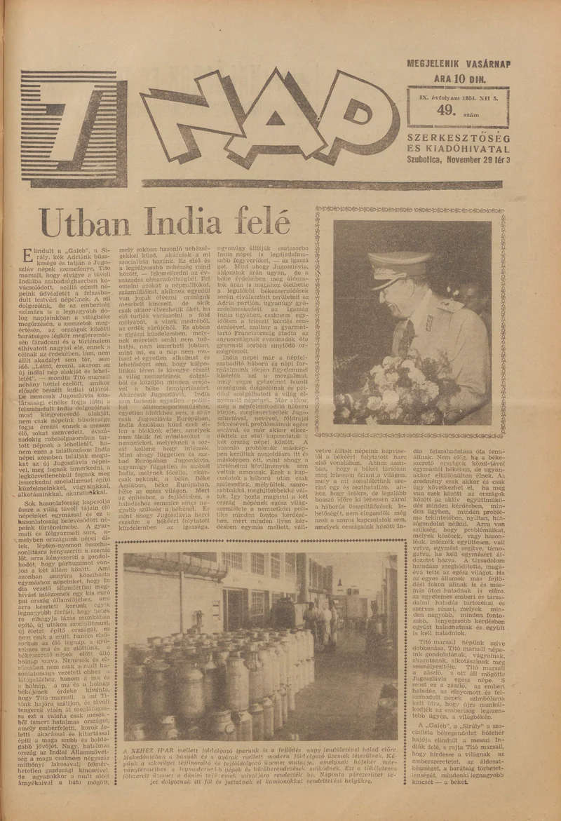 7 Nap, 9. évf. 1954. december 5. 49. sz. 1–16. oldal