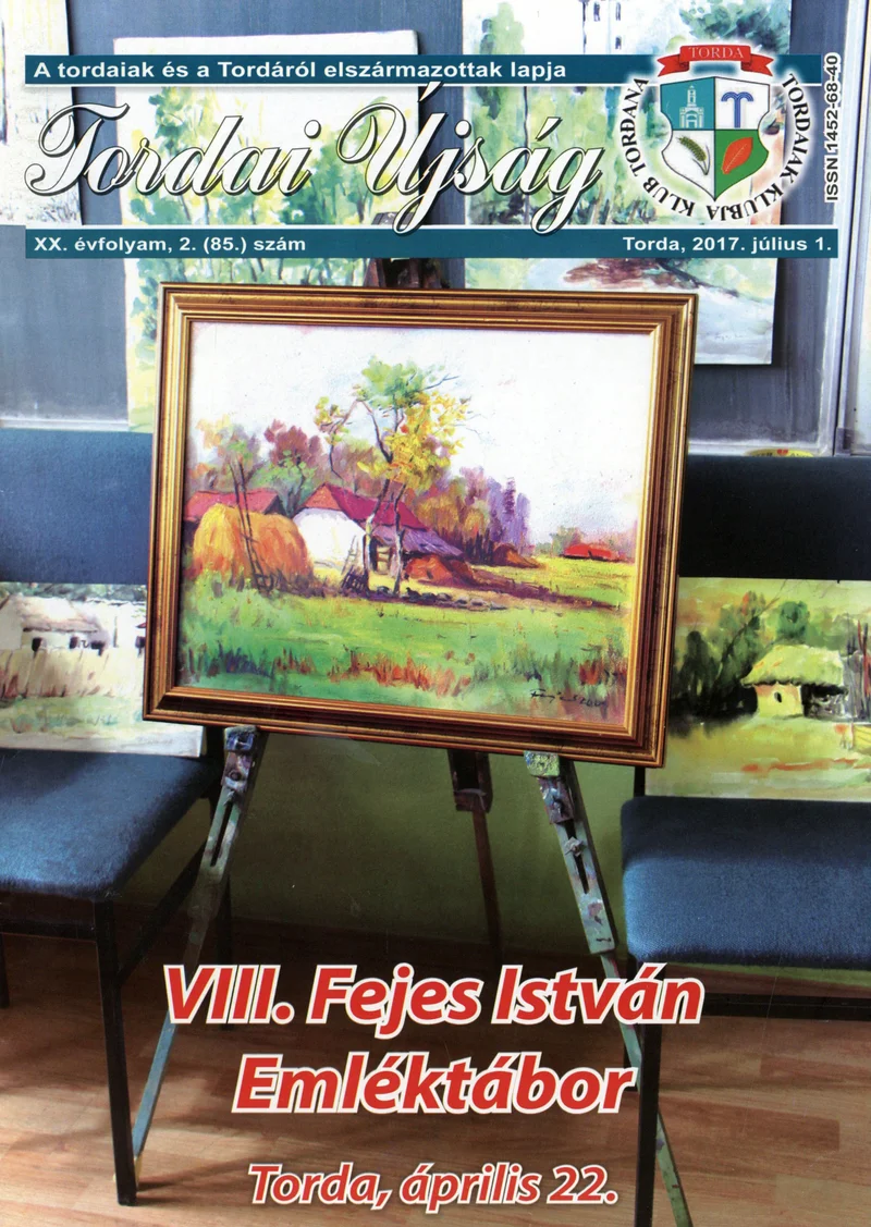 Tordai Újság, 20. évf. 2017. július 1. 2. sz. 1–28. oldal