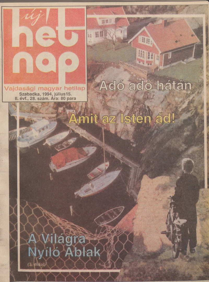 Új Hét Nap, 2. évf. 1994. július 15. 28. sz.