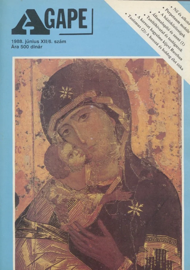 Agape, 12. évf. 1988. június 30. 6. sz.