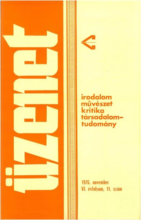 Üzenet, 6. évf. 1976. november. 11. sz. 595–660. oldal