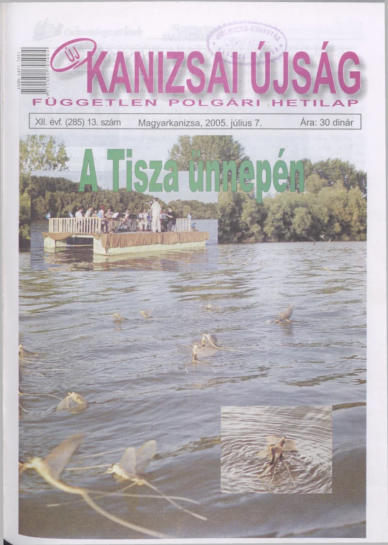 Új Kanizsai Újság, 12. évf. 2005. július 7. 13. sz.