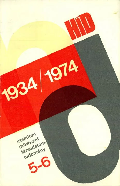 Híd, 38. évf. 1974. május – június. 5–6. sz. 503–701. oldal