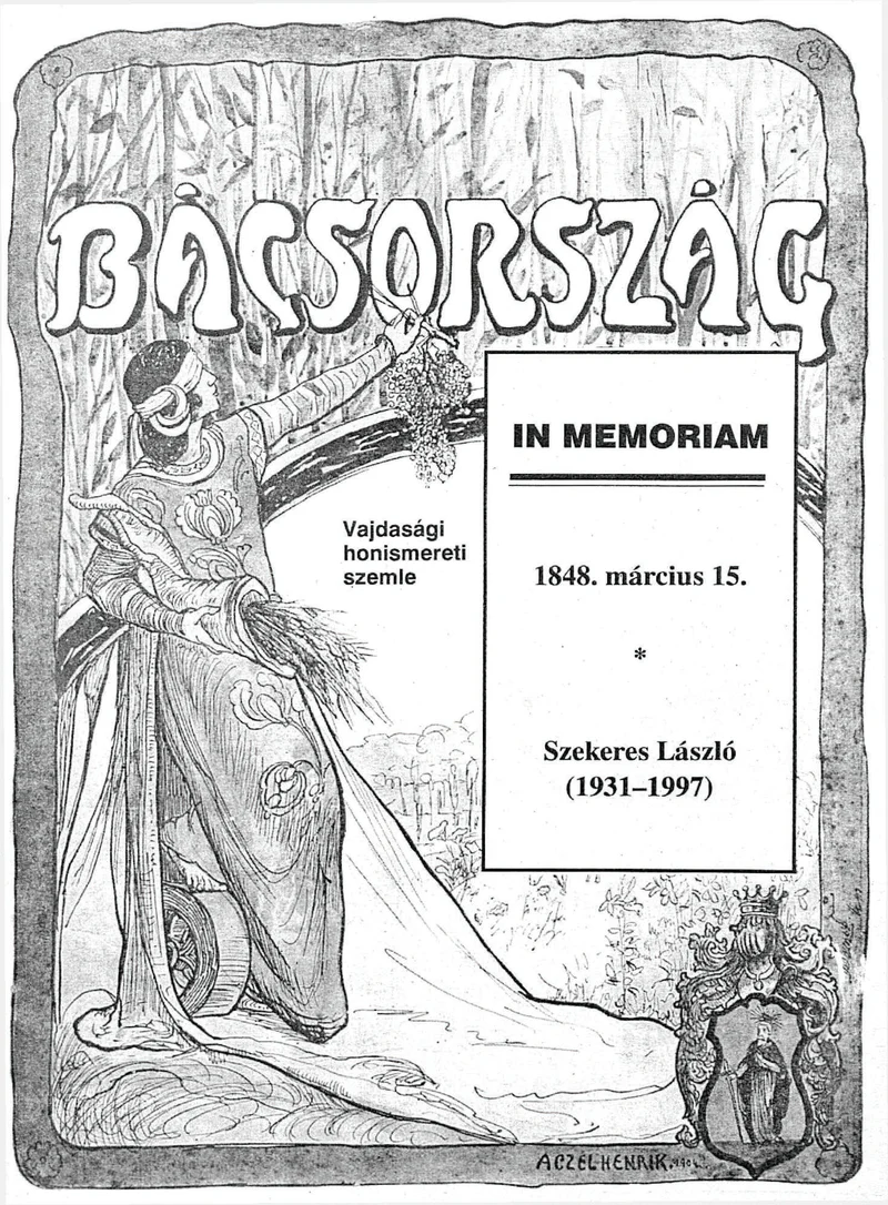 Bácsország, 4. évf. 1998. március 11. In Memoriam