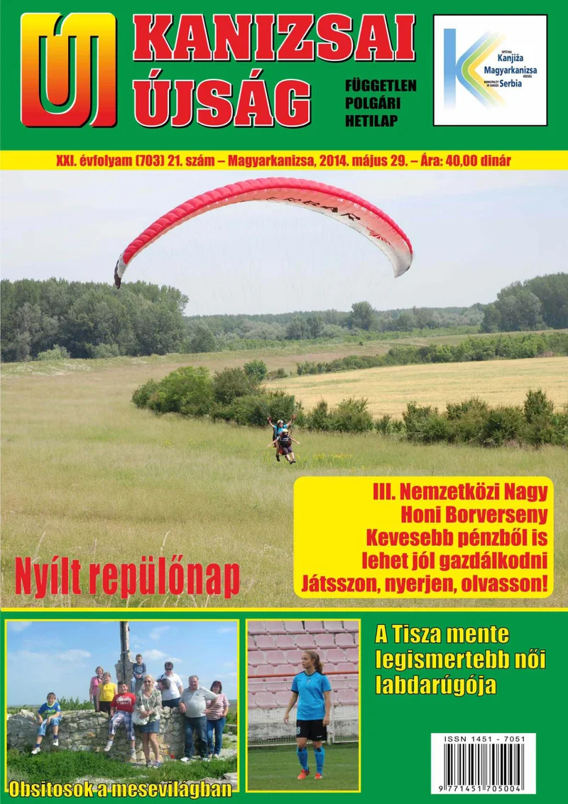 Új Kanizsai Újság, 21. évf. 2014. május 29. 21. sz.