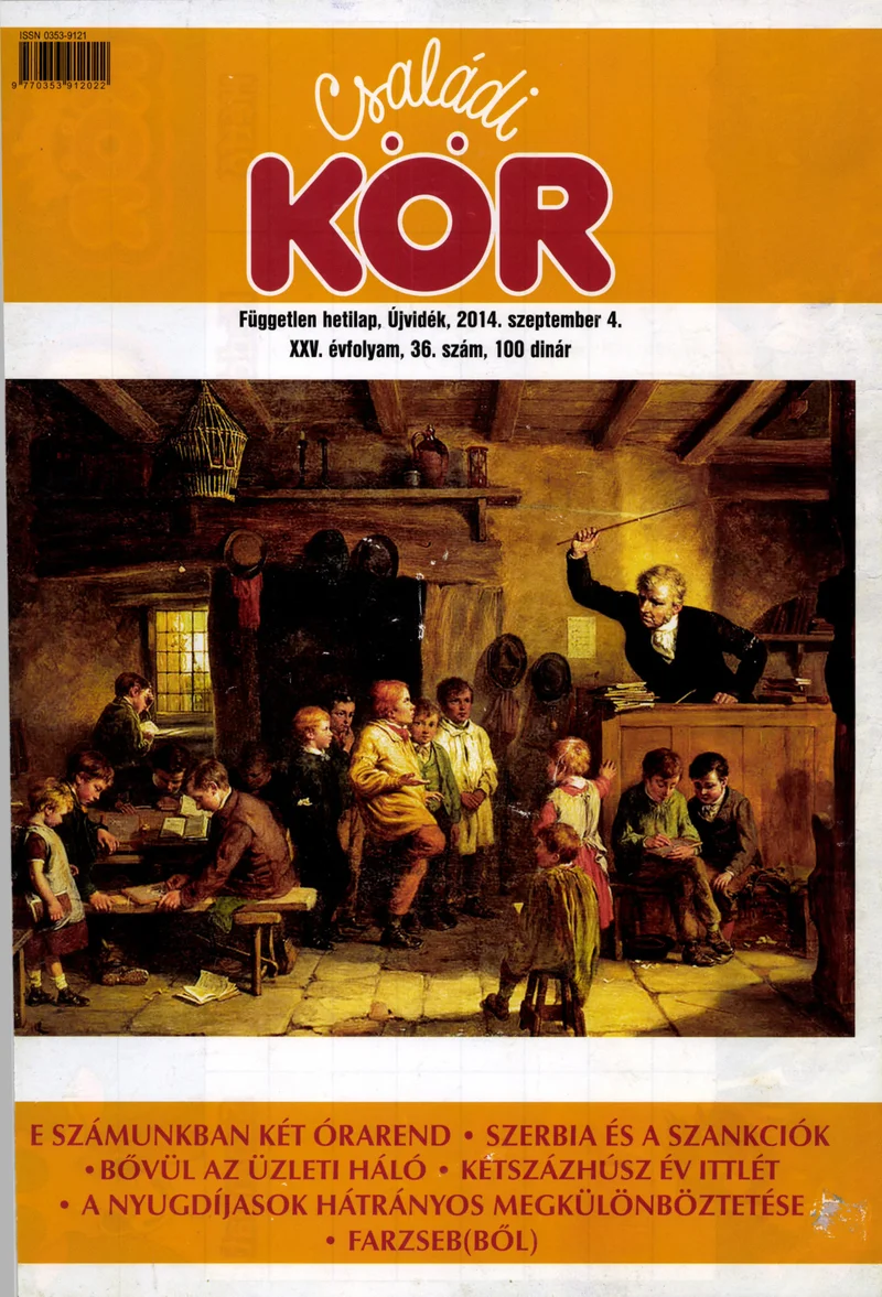 Családi Kör, 25. évf. 2014. szeptember 4. 36. sz.