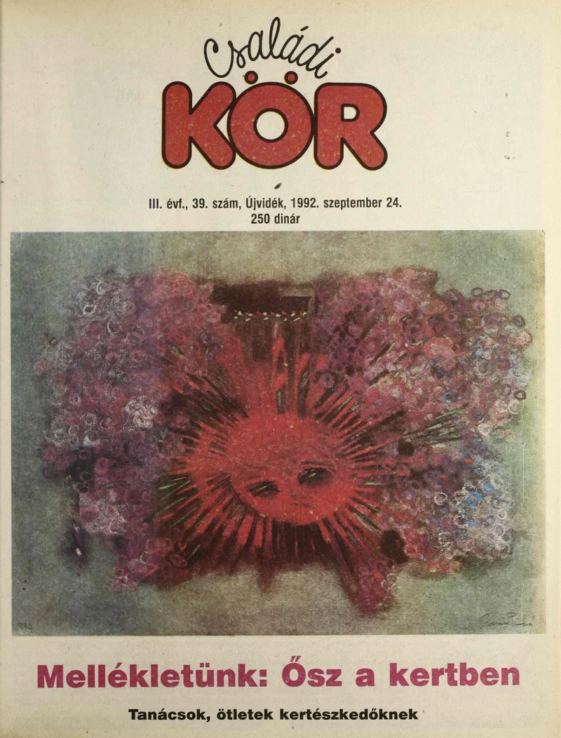 Családi Kör, 3. évf. 1992. szeptember 24. 39. sz.