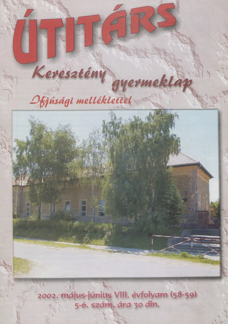Útitárs, 7. évf. 2002. május – június. 5–6. sz.