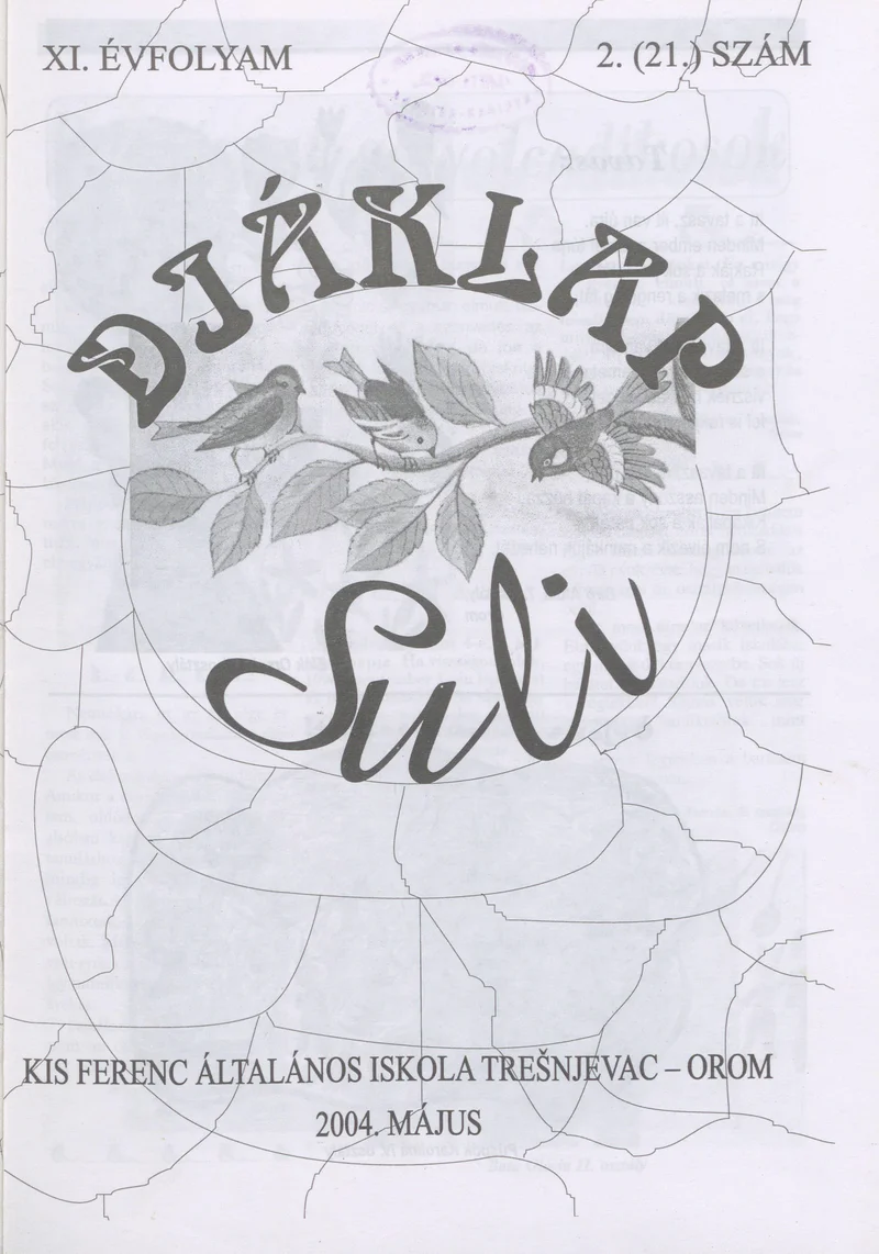 Diáklap Suli, 11. évf. 2004. március. 21. sz.
