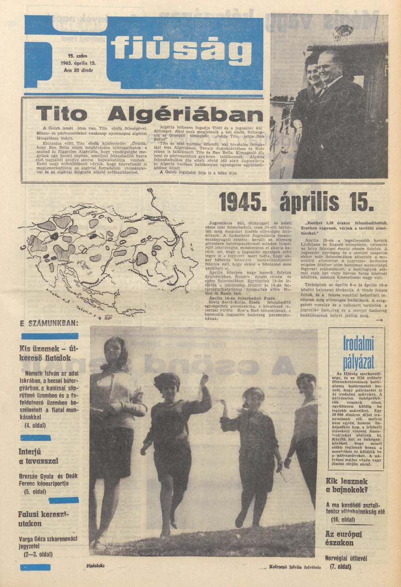 Ifjúság, 21. évf. 1965. április 15. 15. sz.
