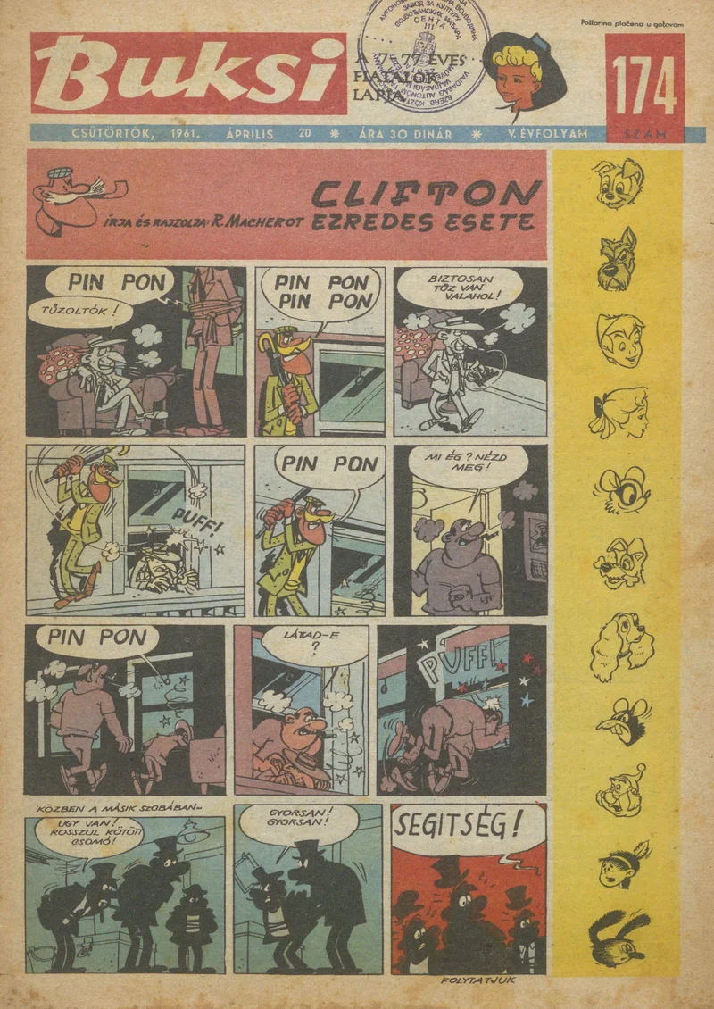 Buksi, 5. évf. 1961. április 20. 174. sz.