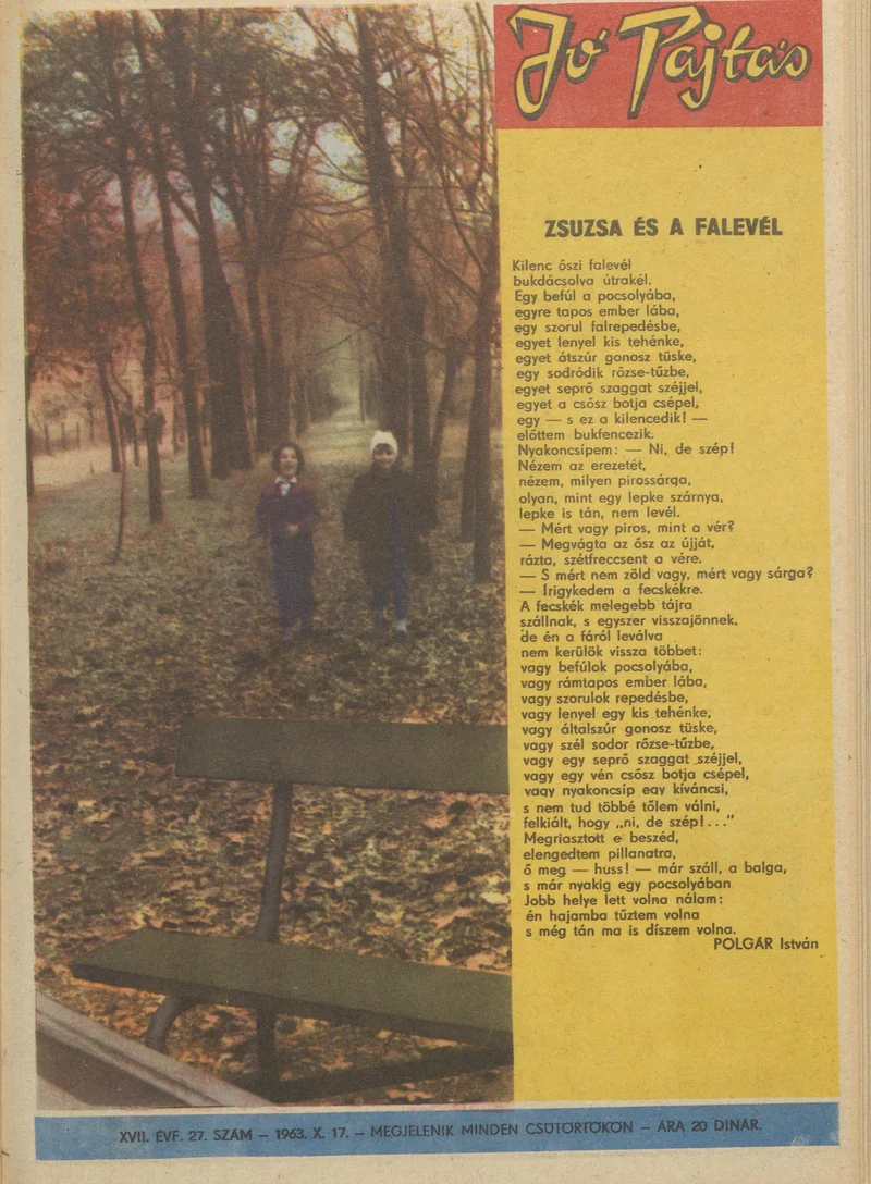 Jó Pajtás, 17. évf. 1963. október 17. 27. sz.