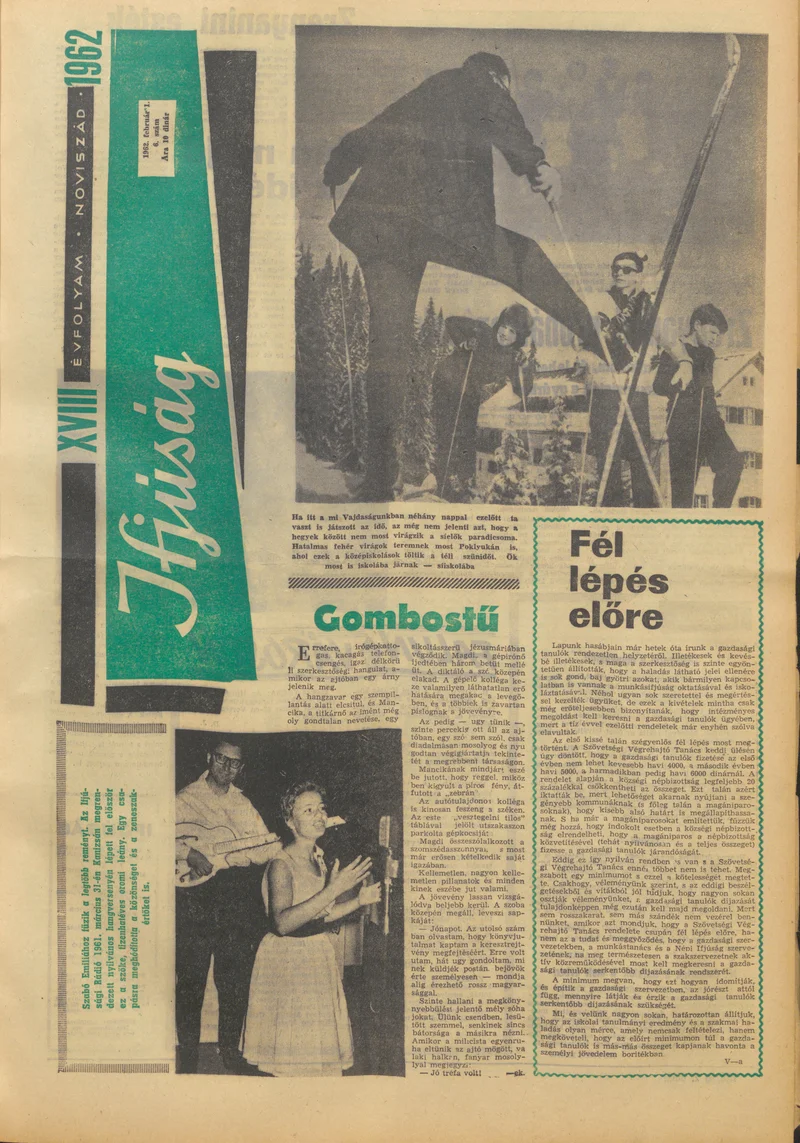 Ifjúság, 18. évf. 1962. február 1. 6. sz.