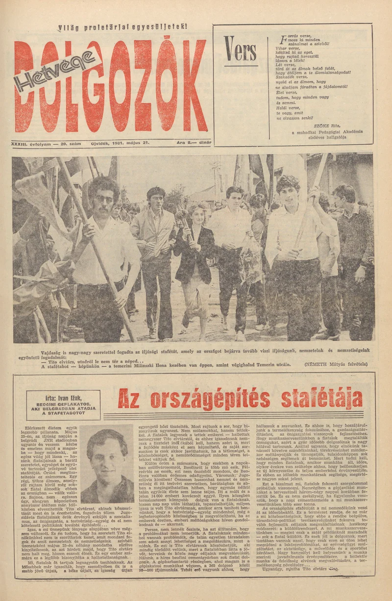 Dolgozók, 35. évf. 1981. május 21. 20. sz.