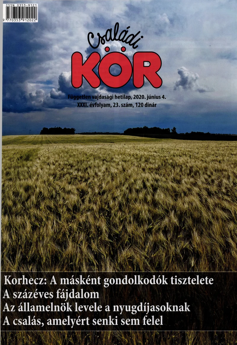 Családi Kör, 31. évf. 2020. június 4. 23. sz.