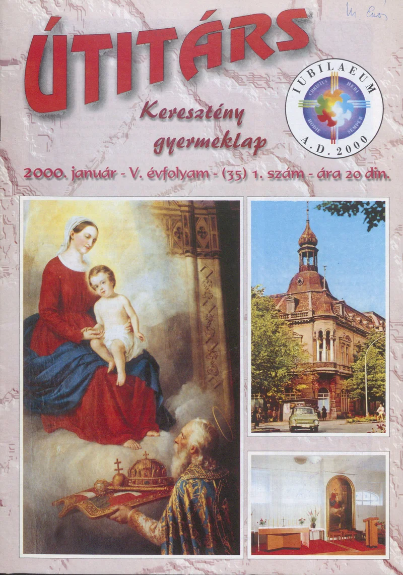 Útitárs, 5. évf. 2000. január. 1. sz.