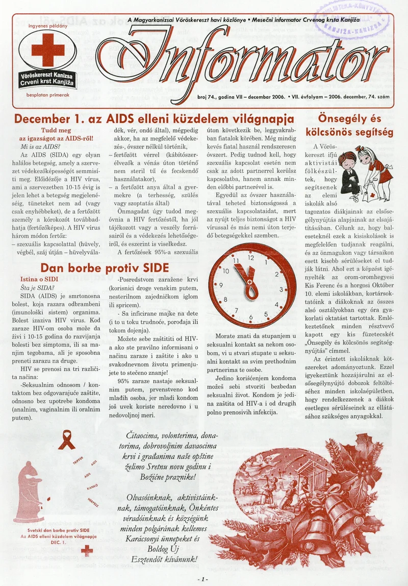 Informator, 7. évf. 2006. december 1. 74. sz.