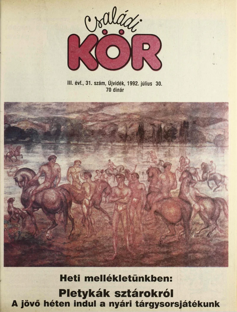 Családi Kör, 3. évf. 1992. július 30. 31. sz.