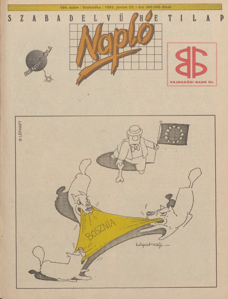 Napló - Szabadelvű hetilap, 4. évf. 1993. június 23. 164. sz.