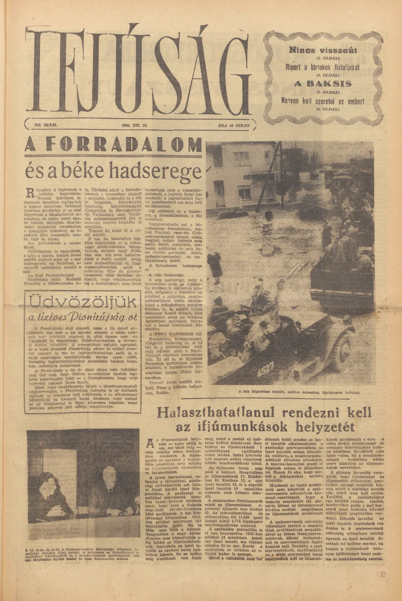 Ifjúság, 12. évf. 1956. december 22. 582. sz.